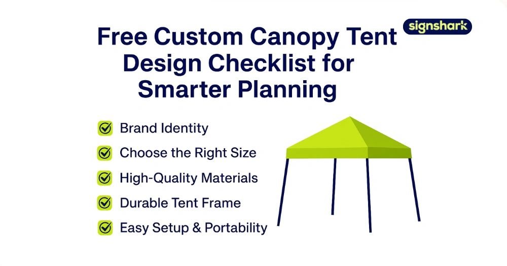 Free Custom Canopy Tent Design Checklist for Smarter Planning